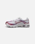 CRIUW Nike Air Max Moto 2K sneakers in bleached lilac with metallic pink accents and white mesh performance design.