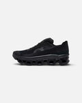 CRIUW ON Cloudmonster Void running shoes in all black with technical mesh upper and thick cushioned sole