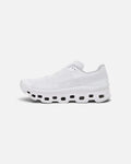 CRIUW ON Cloudmonster Void running shoes in all white with technical mesh upper and thick cushioned sole