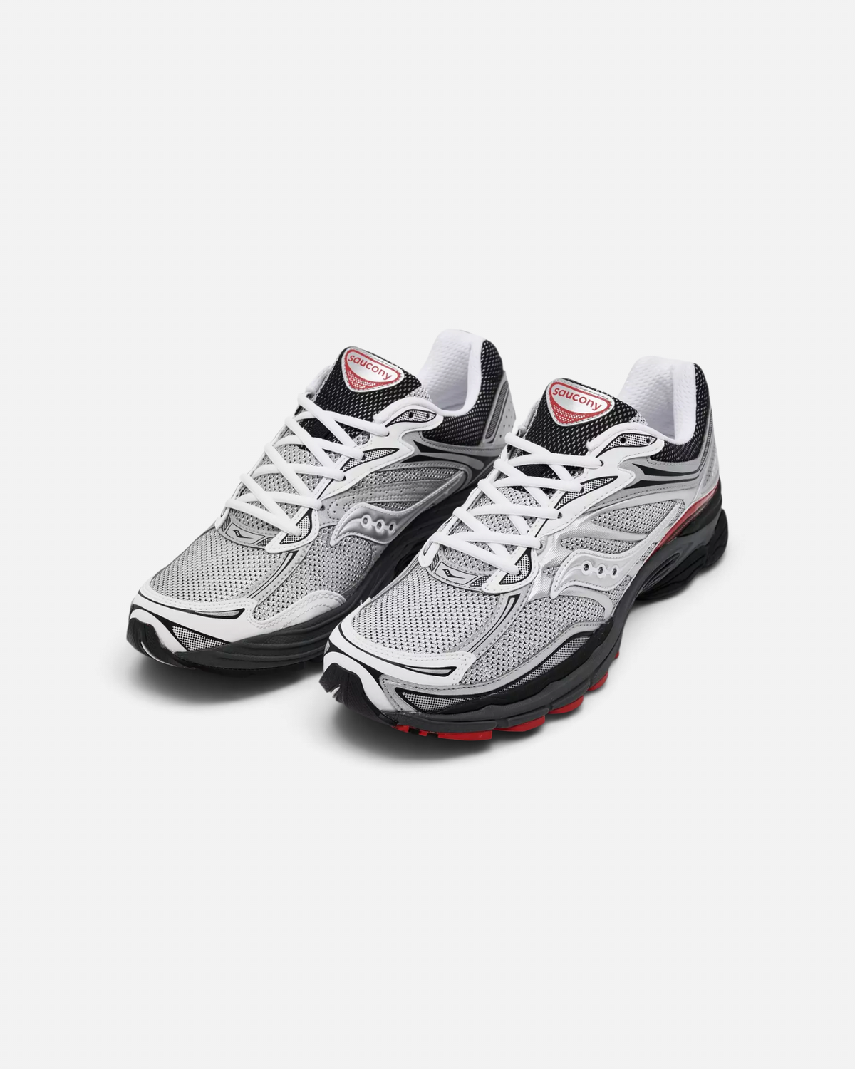 SAUCONY PROGRID OMNI 9 CASUAL WHITE CRIMSON