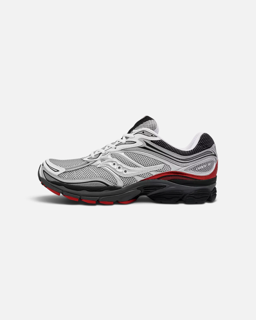 SAUCONY PROGRID OMNI 9 CASUAL WHITE CRIMSON